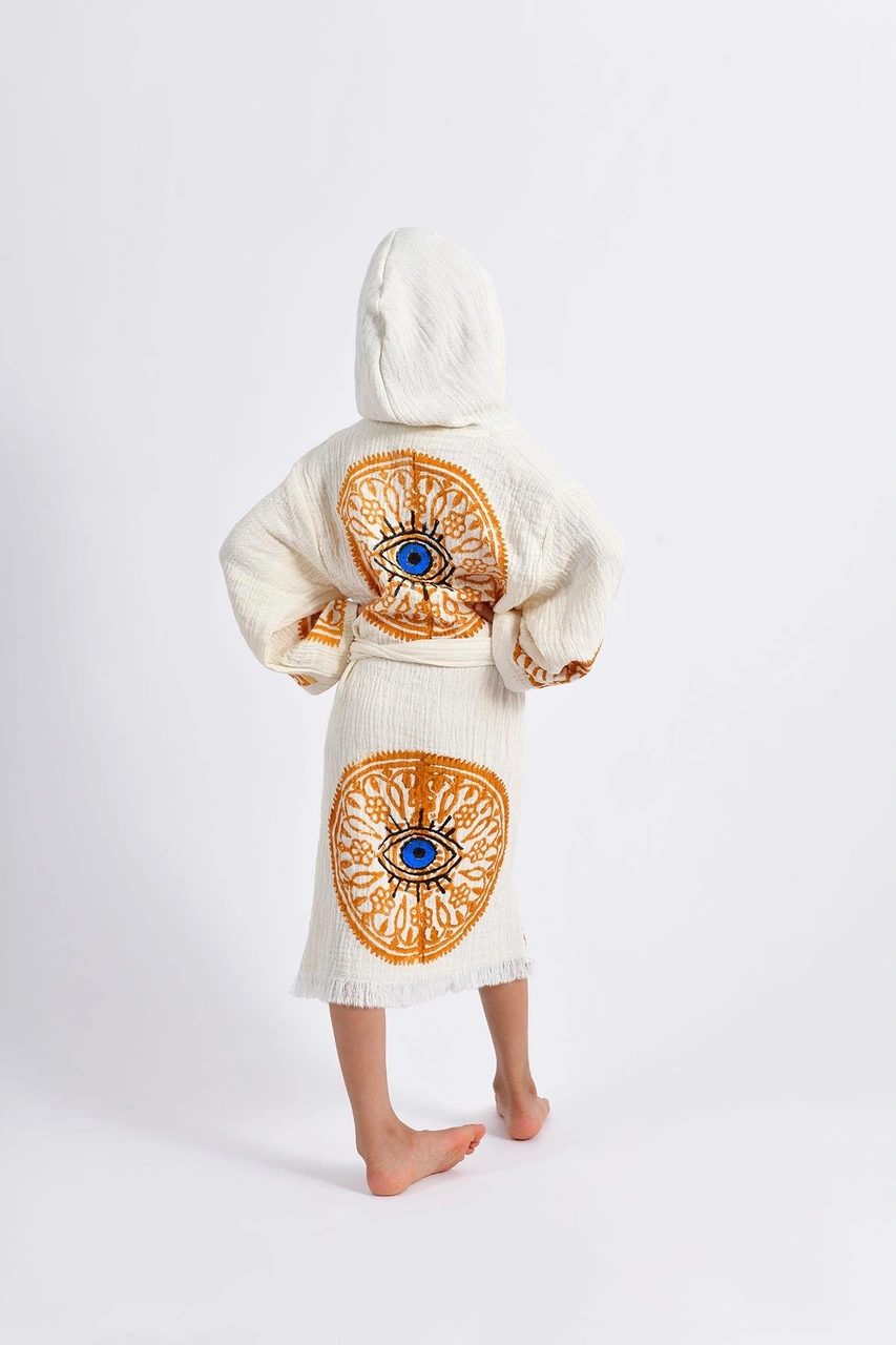 Brandsmithshop Çocuk Mandala Eye Kimono Çok Renkli