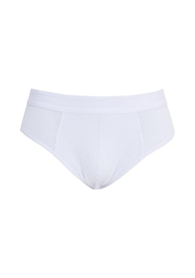 Tudors Erkek 6'lı Paket Likralı Beyaz Slip Külot-41739 Beyaz