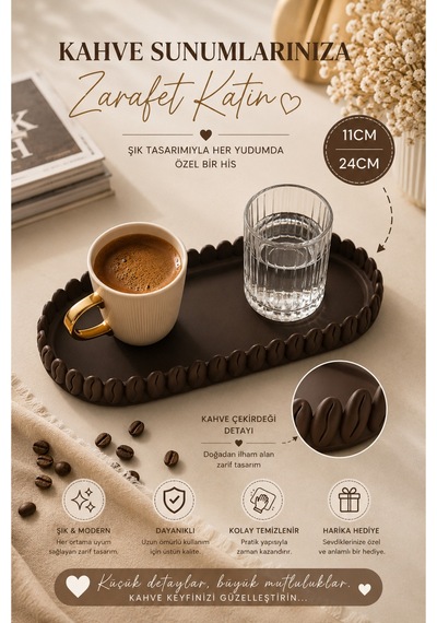 Kahve Sunumlarınıza Zarafet Katan Dekoratif Tepsi Çekirdek Detaylı Sunum Tepsi - 878365275 Çekirdek Detaylı Sunum Tepsi Kahve Sunumlarınıza Zarafet Katan Dekoratif Tepsi Çekirdek Detaylı Sunum Tepsi - 878365275 Çekirdek Detaylı Sunum Tepsi
