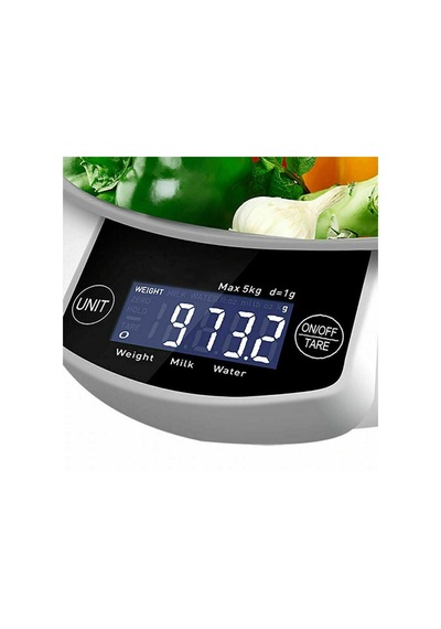 5 Kg Lcd Ekranlı Hassas Su Süt Ölçer Hazneli Sporcu Evcil Hayvan Terazisi Tartısı Diğer