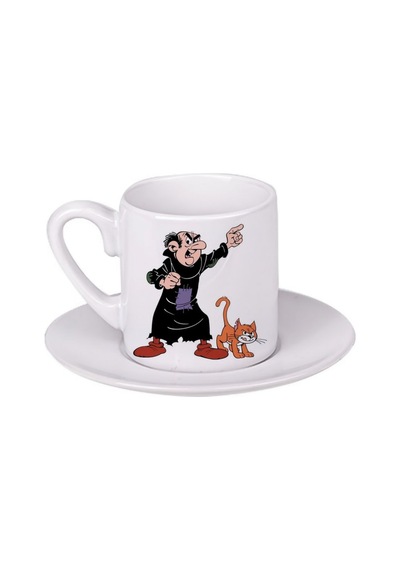 Gargamel Türk Kahvesi Fincanı Beyaz