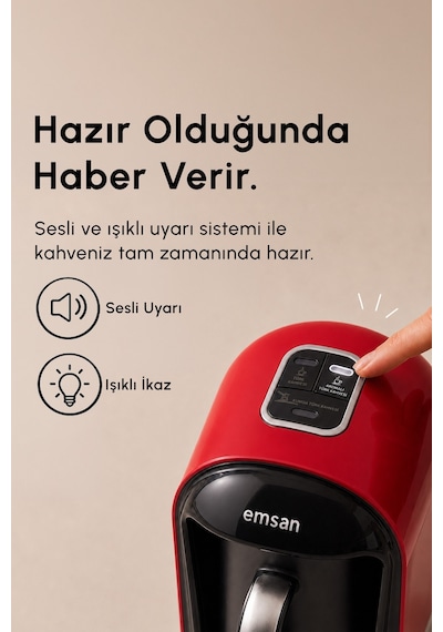 Emsan Kumda 5 Fincan Kapasiteli Türk Kahve Makinesi