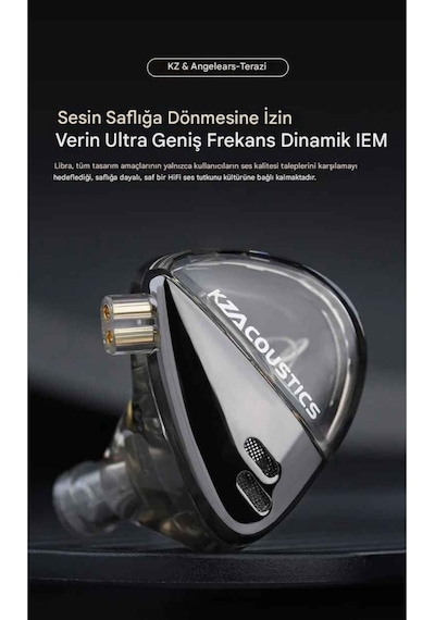 Kz Lıbra X Versiyon Iem Kulak Içi Kulaklık Mikrofonlu Libra X