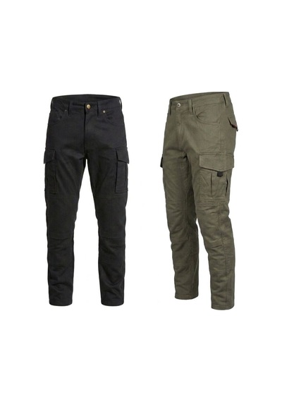 Durt Lostfrontier Braavo Aa Armourlite Denim Motosiklet Pantolonu Haki