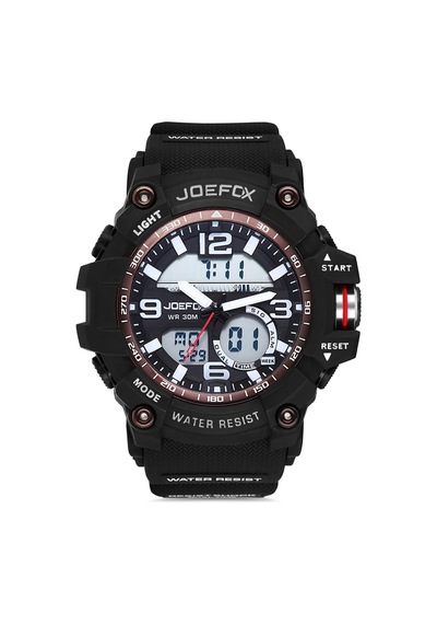 Joefox Analog Digital Silikon Kordon Unisex Kol Saati jf10059