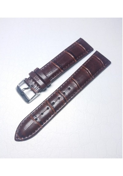 20 Mm Av.Koyu Kahverengi Kroko (Pu) Deri Saat Kordonu Kayışı
