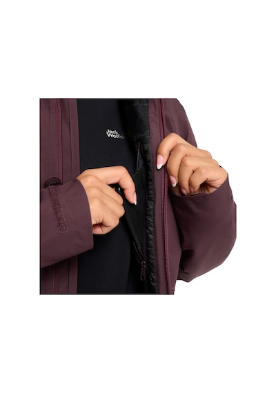 Jack Wolfskın Jack Wolfskin Heidelstein Ins Kadın Mor Outdoor Ceketi I0116 Mürdüm