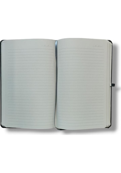 Tarihsiz 13x21 Gri Çizgili Defter İvory Kağıt Diğer