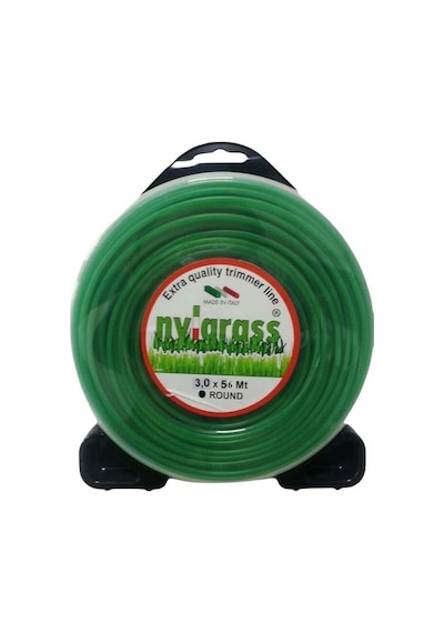 Nylgrass Yeşil Yuvarlak Tırpan Misinası 3.0 Mm 56 Mt