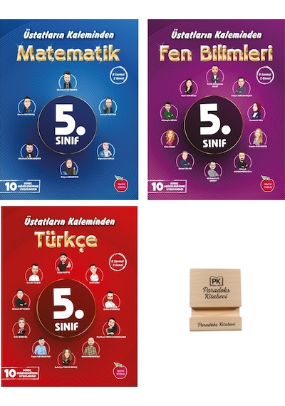Newton 5. Sınıf Üstatların Kaleminden Matematik Fen Ve Türkçe 3lü Set Denemeleri + Telefon Standı