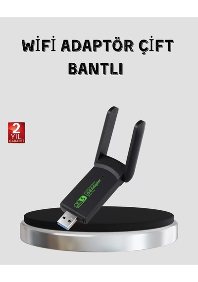 Home 1200 Mbps Dual Band Wifi Adaptör 5.8g & 2.4g Çift Antenli