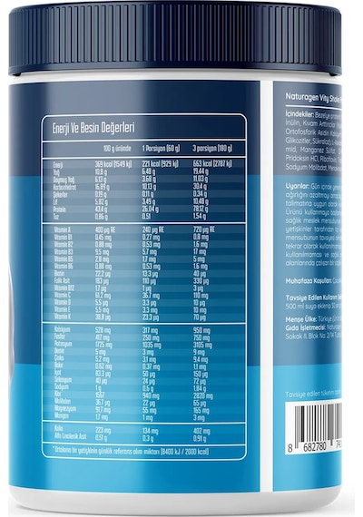 Naturagen Proteinli Öğün Tozu Cookie Lovers Fda Onaylı 480 G - Shaker