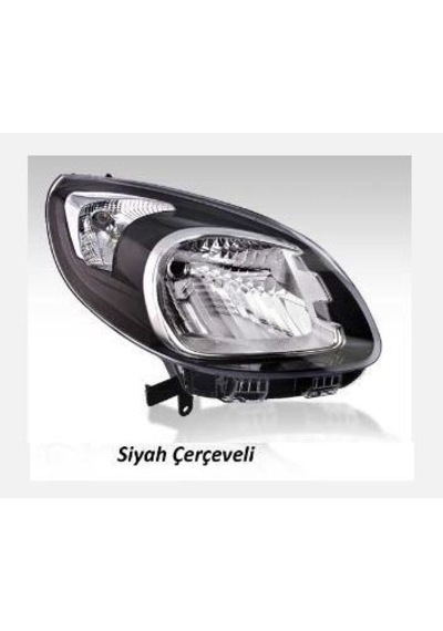 AYFAR 202316 Far Siyah Çerçeveli Motorlu Sağ R.Kangoo 2013