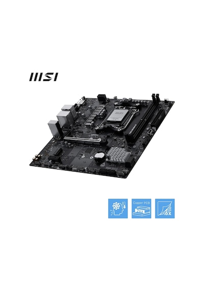 Pro B840m-b Am5 Ddr5 8000mhz Oc Hdmı,vga,2x M.2 Usb 5 Gbs 2.5g Lan Matx