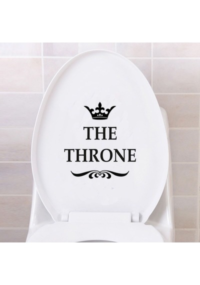 Taht Oyunları The Throne Klozet Kapağı Banyo Wc Sticker 23x23 Cm