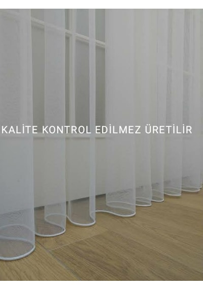 Tül Perde Fransız Danteli Zemini Sade Spor Tül Perde. (331042246)