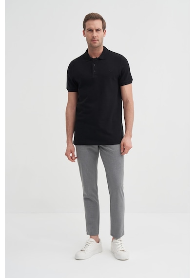 Cazador 4613 Polo Pike T-shirt Siyah
