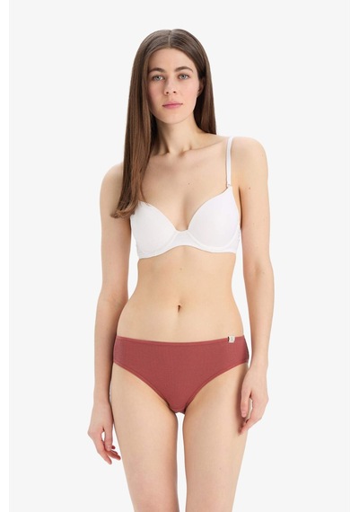 DeFacto Ribana 3'lü Slip Külot-Fall in Love D6404AX25SPBR327 Bordo DeFacto Ribana 3'lü Slip Külot-Fall in Love D6404AX25SPBR327 Bordo