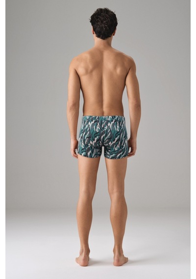 Doreanse Erkek Akuatik Desenli Boxer 1724-Ocean Çok Renkli