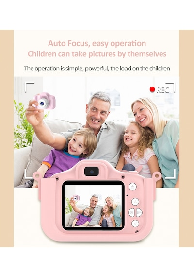 Hallow D12393PU 1080P 48 MP Unicorn Dijital Çocuk Kamerası