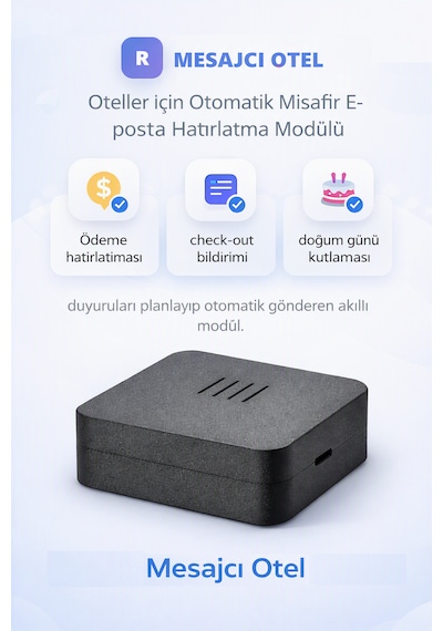 Mesajcı Otel Otomatik Misafir E-posta İle Hatırlatma Modülü