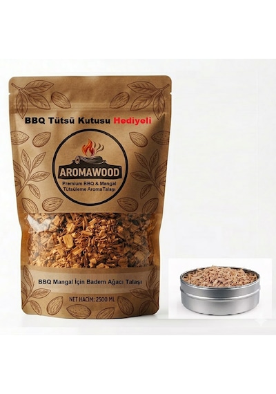 Badem Ağacı Tütsüleme Talaşı Grill Mangal & Barbekü İçin Yoğun Ve Doğal Aroma