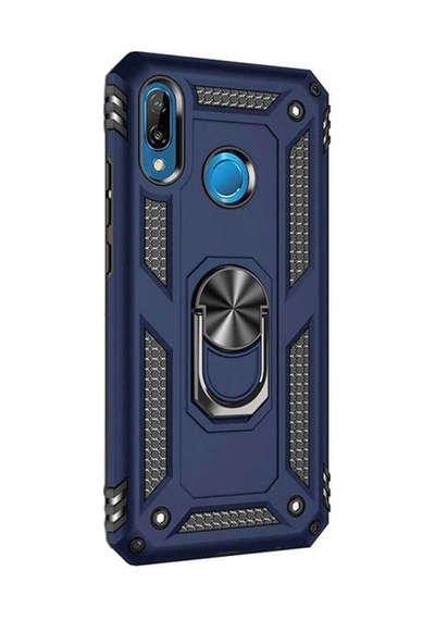 Huawei P20 Lite Kılıf Vega Standlı Yüzüklü Mıknatıslınano Glass