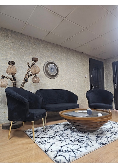 Zafir Teddy Takım Gold Kaplama Sivriltme Ayak Çay Seti Koltuk - Berjer , Balkon, Salon, Ofis Siyah Zafir Teddy Takım Gold Kaplama Sivriltme Ayak Çay Seti Koltuk - Berjer , Balkon, Salon, Ofis Siyah