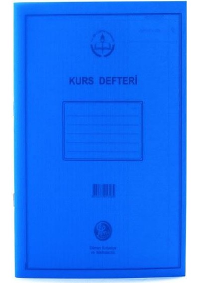 Dilman Kurs Defteri Plastik Kapak N11.4017 1 Adet