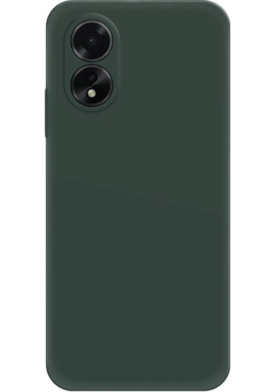 Newface Oppo A38 Kılıf First Silikon - Koyu Yeşil Koyu Yeşil