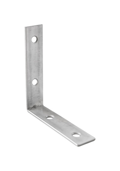 25 Adet Metal Köşebent 65x65x15 Mm İnce L Demiri Gönye Mobilya Duvar Sabitleme Bağlantı Aparatı 2 Adet Beyaz Kapı Stoperi Model