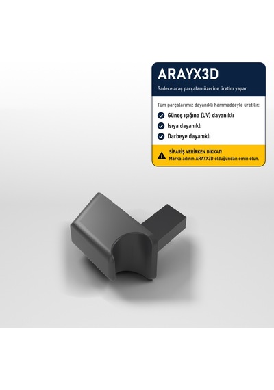 Arayx3d Opel Corsa C 2000-2006 Uyumlu Koltuk Yatırma Mandalı Sırtlık Açma Kolu Siyah
