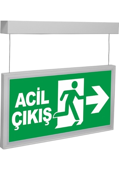 Arsel Aes-26223-l Onled-lite Acil Çıkış Yönlendirme Armatürü Sürekli Ve Kesintide 180 Dak. Yanan 20xf Led