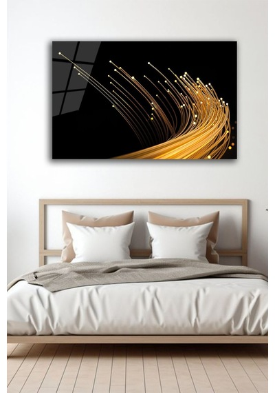 Dekoratif Gold Çizgi Detaylı Siyah Cam Tablo Modern Soyut Işık Demeti Doğa Ve Manzara Temalı Dekoratif Duvar Tablosu, Salon, Yatak Odası Ve Ofis Dekoru, Dekoratif Gold Çizgi Detaylı Siyah Cam Tablo Modern Soyut Işık Demeti Doğa Ve Manzara Temalı Dekoratif Duvar Tablosu, Salon, Yatak Odası Ve Ofis Dekoru,