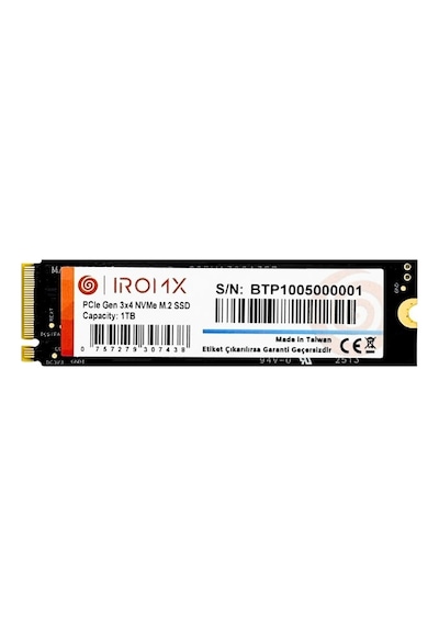 Iromx 1tb 3000/3000mb/s M2 Pcıe Gen3 Nvme Ssd Ir1tbnvp3