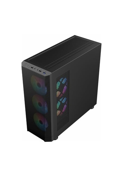 Fd5-m Siyah 600w 80+ Argb 4x12cm Fan Temperli Cam Mesh Usb 3.0 M-atx Kasa