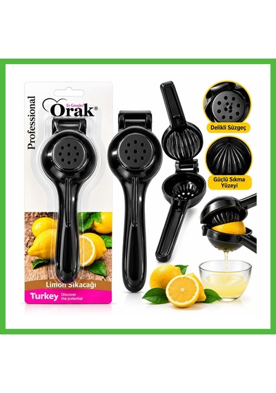 Vaveni Limon Sıkacak Siyah Döküm Arz