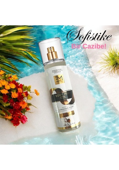 Kadın Body Mist Vücut Parfümü - Premium Seri Paris Kokusu Afrodizyak Etkili Vücut Spreyi