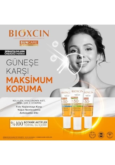 Bioxcin Hassas Ciltler İçin Çok Yüksek Korumalı Güneş Kremi 50 Spf 50 Ml