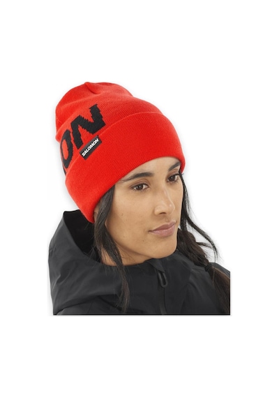 Salomon Lc2152900 Hermitage Beanie Bere Kırmızı Unisex Bere 001