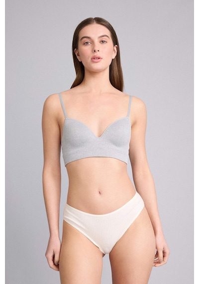 Defacto Ribana 3lü Brief Külot-fall İn Love D6398ax25augr93 Gri-gr93