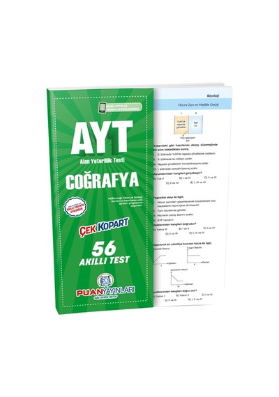 Puan - Ayt Cografya Cek Kopart Test