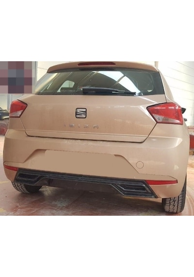Seat İbiza (2017 ve Sonrası) Egzoz Görünümlü Difüzör (Plastik)