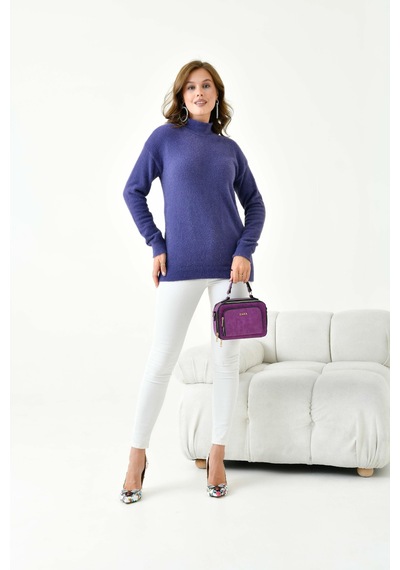 Ftz Women Kadın Basic Kazak Mor 20878 Mor