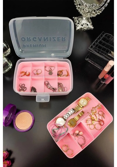 Organize Kutu 12 Bölmeli 2 Lt Pembe