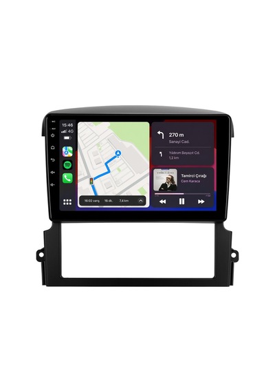 Kia Sorento Android Multimedya 2007-2010 Carplay Android Auto Navigasyon Kameralı 4gb Ram 32gb 9"