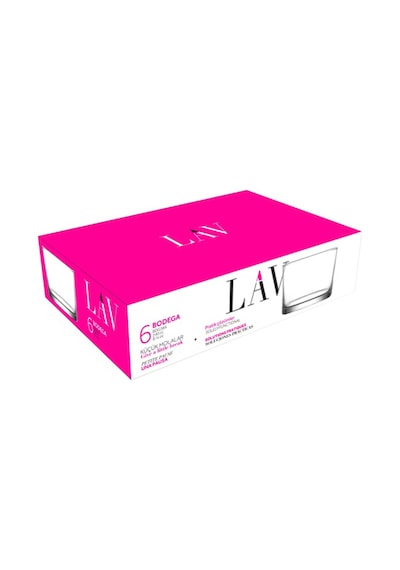 Lav Bodega Cam Kahvaltı Kasesi 6'lı Küçük Boy 240 ml (Tatlı/Çerez Kasesi)