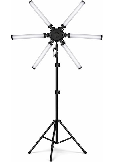 Yıldız Çubuk Led Işık Ürün Çekim Canlı Yayın Tam Profesyonel 2.10cm Trpod Ayak Çekim Işığı Beyaz