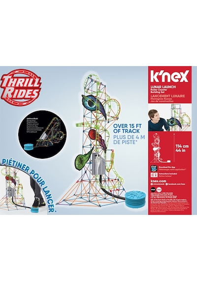 K'Nex Lunar Launch Roller Set 51425 Motorlu Hız Treni