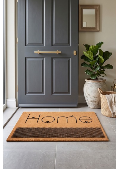 Villadia Home Textile Kapı Önü Paspası Kaymaz Taban Dekoratif Paspas Ev Giriş Antre İç Ve Dış Mekan Paspası 45x70 Cm 6ypycoco
